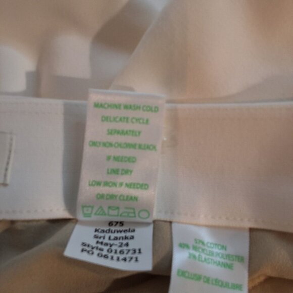 Lilly Pulitzer Colletti High Rise Wide Leg Trouser Pant SZ 6 Coconut White - Picture 8 of 11